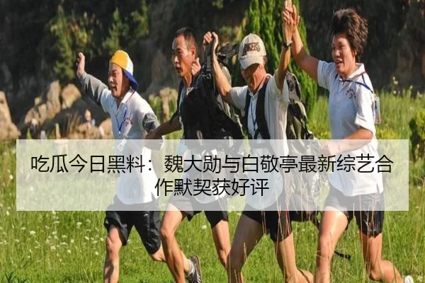 吃瓜今日黑料：魏大勋与白敬亭最新综艺合作默契获好评